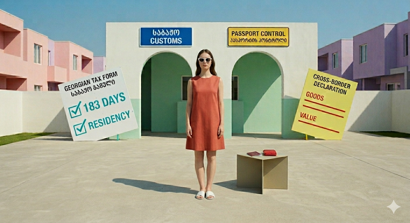 Taxation in Georgia. Cross-border travel.